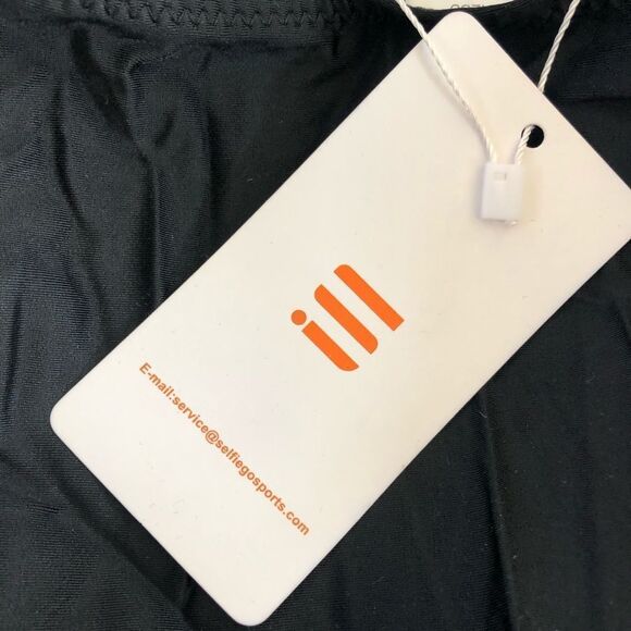 SelfieGo Black Tonal Stripe 1pc Swimsuit XXL - Picture 5 of 10